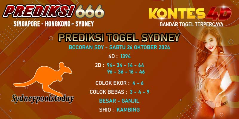 prediksi sdy SABTU 26 Oktober 2024 by prediksi666